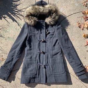 Toggle button wool Coat